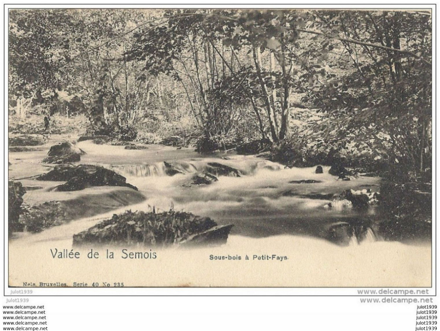 PETIT - FAYS ..-- Nels 40 , N° 235 . Sous - Bois . 1907 Vers REIMS . Voir Verso . - Bièvre