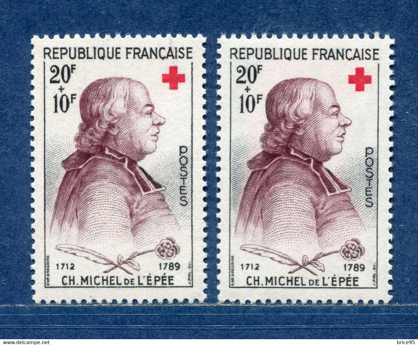 ⭐ France - Variété - YT N° 1226 - Couleurs - Pétouilles - Neuf Avec Charnière - 1959 ⭐ - Nuovi