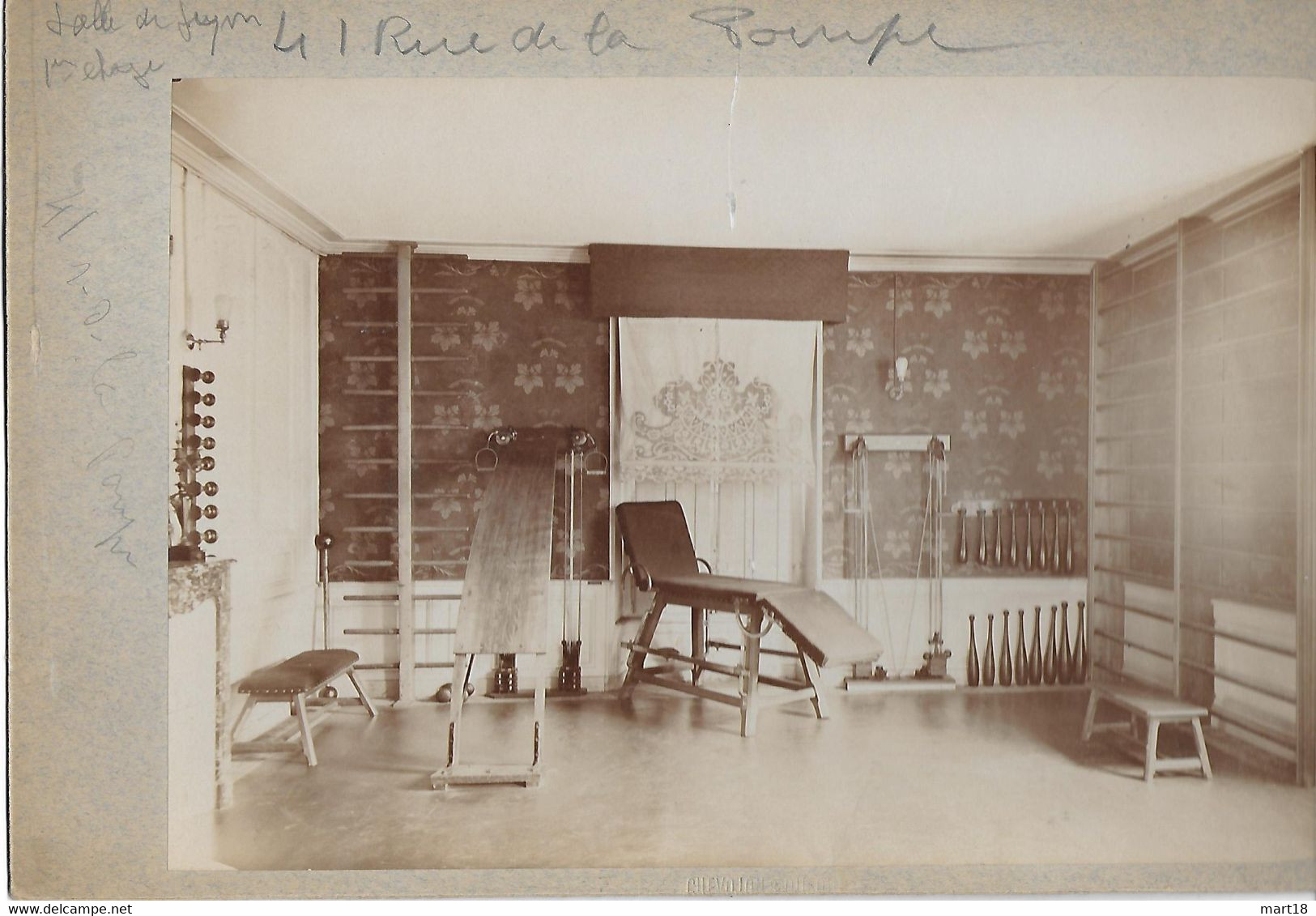 3 Photos Originales - 41 Rue De A Pomppe Paris - Salle De BOXE ( Gym ) - An 1900 - Altri & Non Classificati