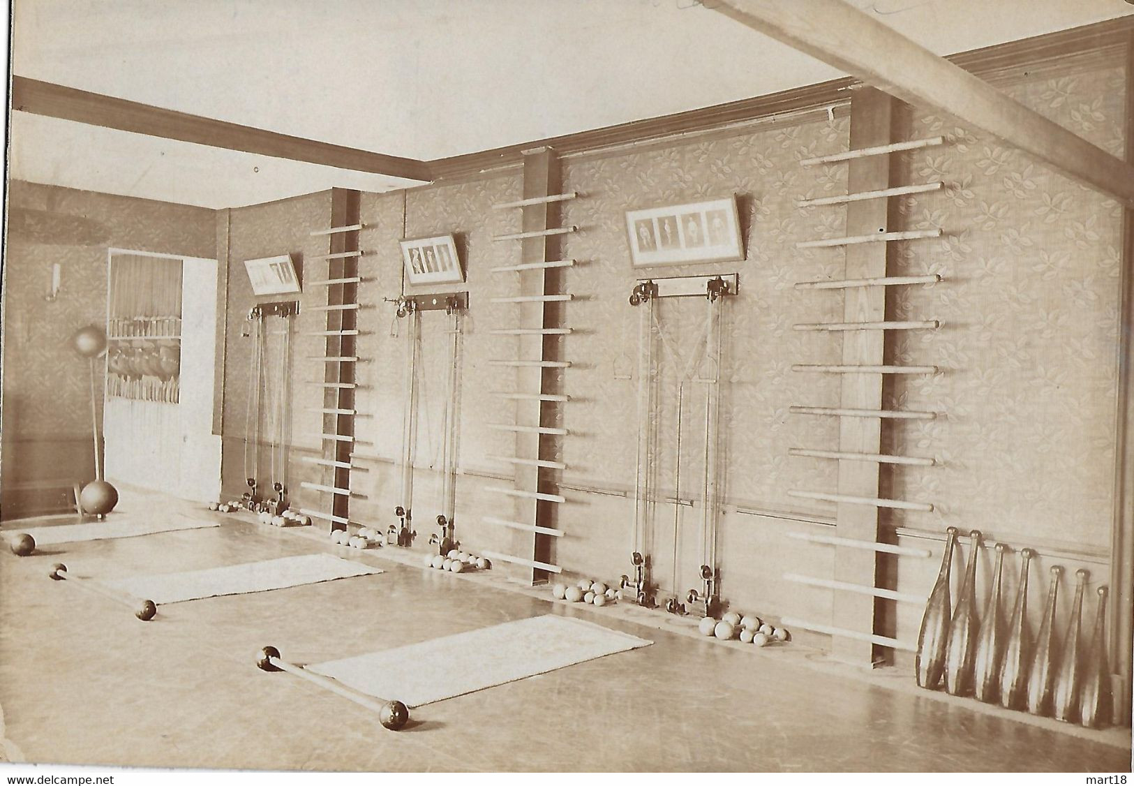 3 Photos Originales - 41 Rue De A Pomppe Paris - Salle De BOXE ( Gym ) - An 1900 - Altri & Non Classificati