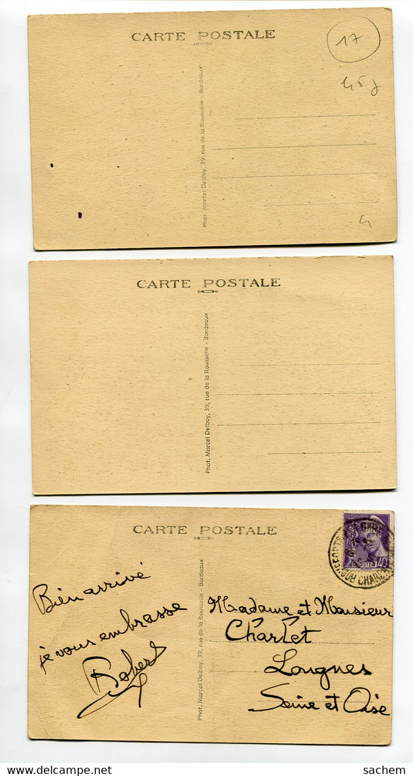 17 ROCHEFORT 3 Cartes Armée De L'Air Centre Ecole Réfectoire Batiments 1930  D13 2019 - Rochefort