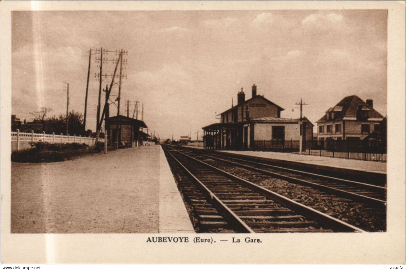 CPA AUBEVOYE La Gare (1161518) - Aubevoye