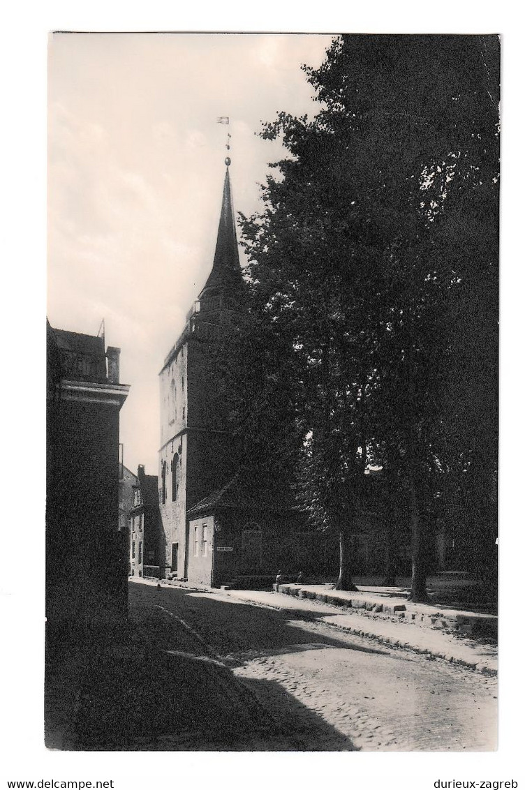 Aurich, Clock Tower Old Postcard Posted 1929 Aurich Pmk B210915 - Aurich