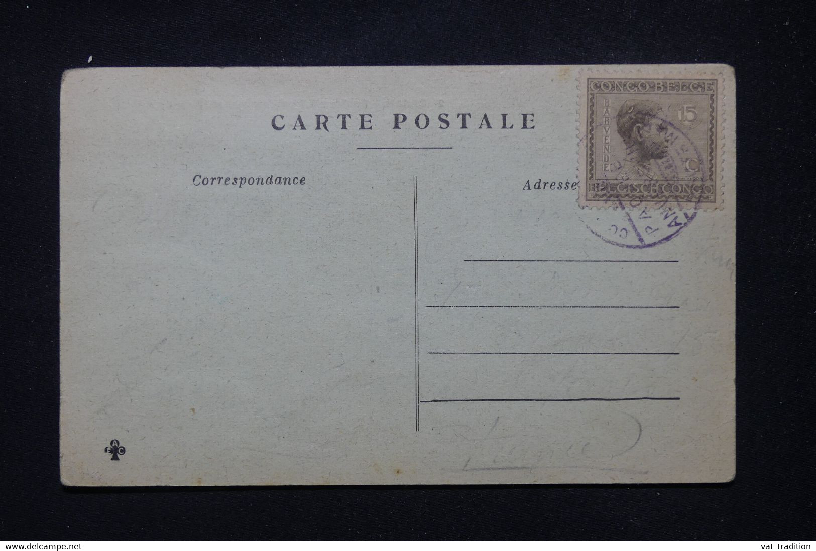 CONGO BELGE - Oblitération Maritime Sur Carte Postale De Dakar - L 106270 - Briefe U. Dokumente