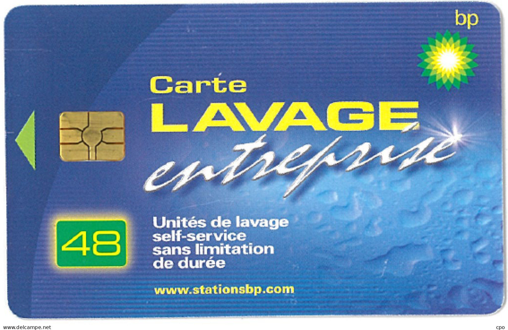 # Carte A Puce Portemonnaie Lavage Mobil 48 - Entreprise  Tres Bon état - Car-wash