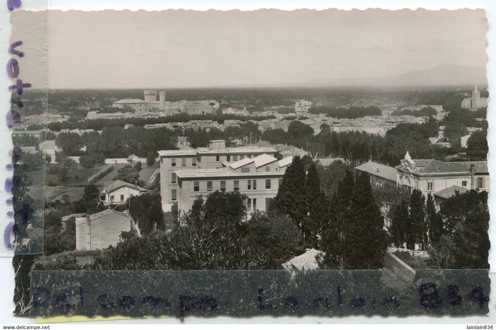 -  SALON De PROVENCE, ( B. D. R. ), Vue Générale Et  Hôpital, Cliché Peu Courant, Petit Format, écrite, TTBE, Scans. - Salon De Provence