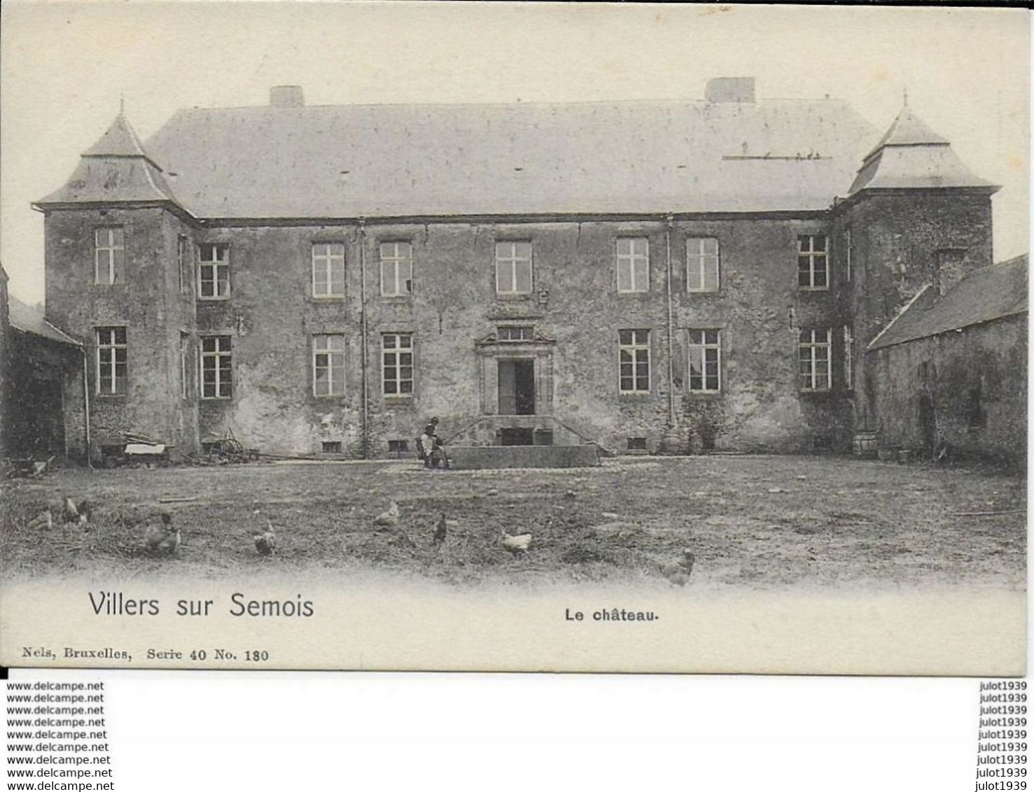 VILLERS-SUR-SEMOIS ..-- Nels 40 , N° 180 . Le Château . SUPERBE . - Etalle