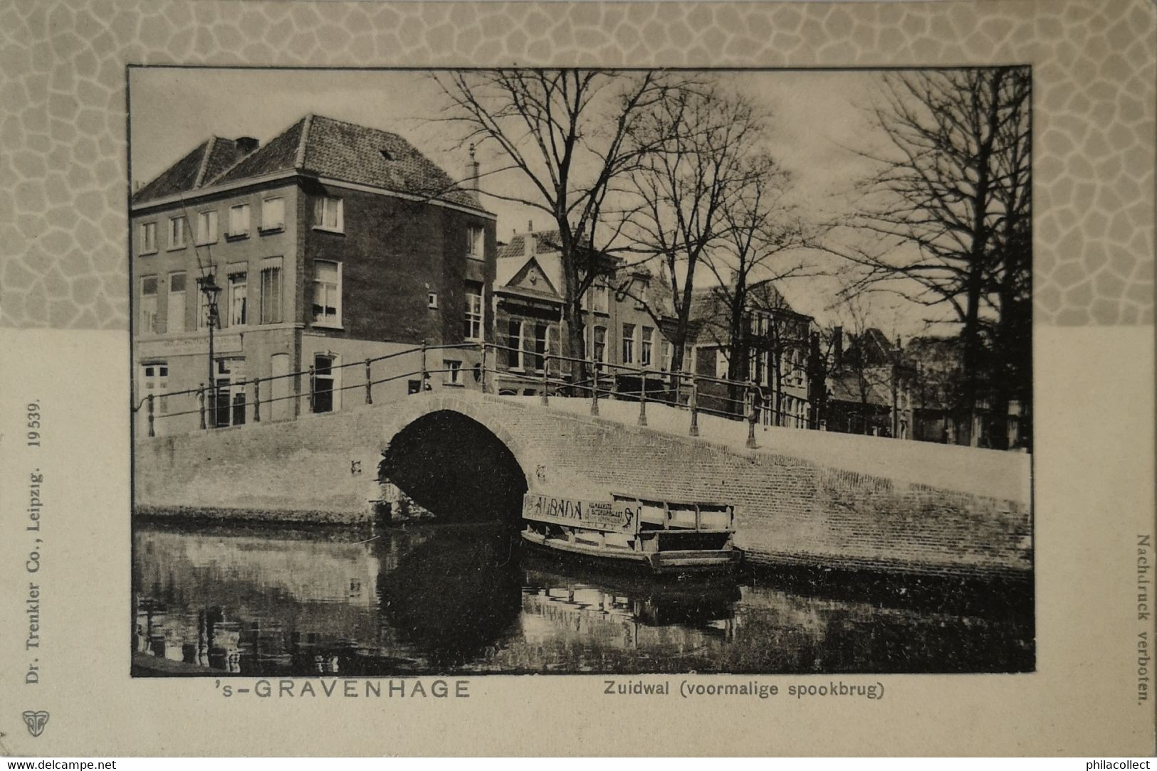 's Gravenhage (Den Haag) Zuidwal (voormalige Spookbrug) Ca 1900 - Den Haag ('s-Gravenhage)