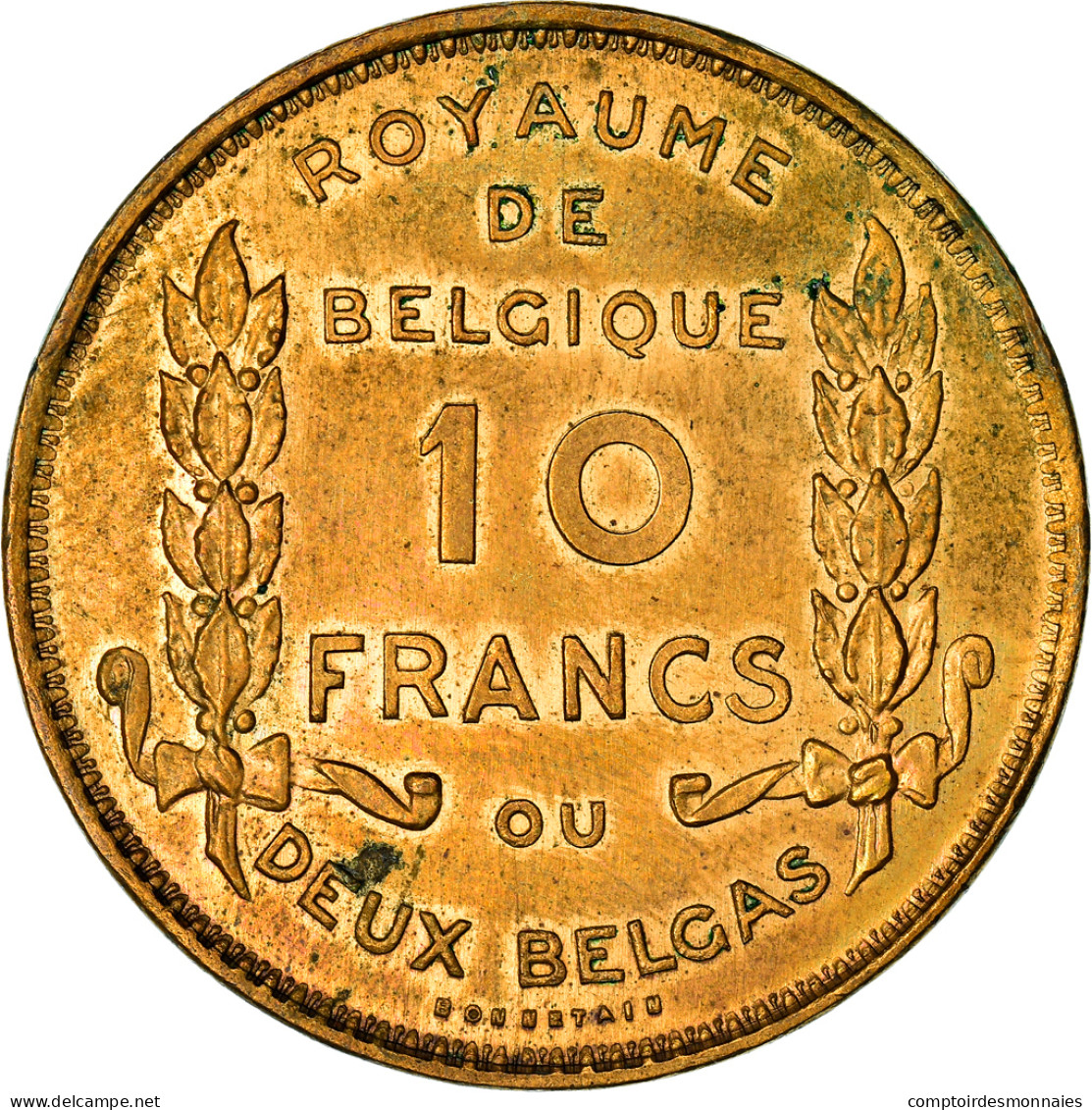 Monnaie, Belgique, 10 Francs-2 Belgas, 1930, Bruxelles, Proof, SUP+, Similor - Essais & Refrappes