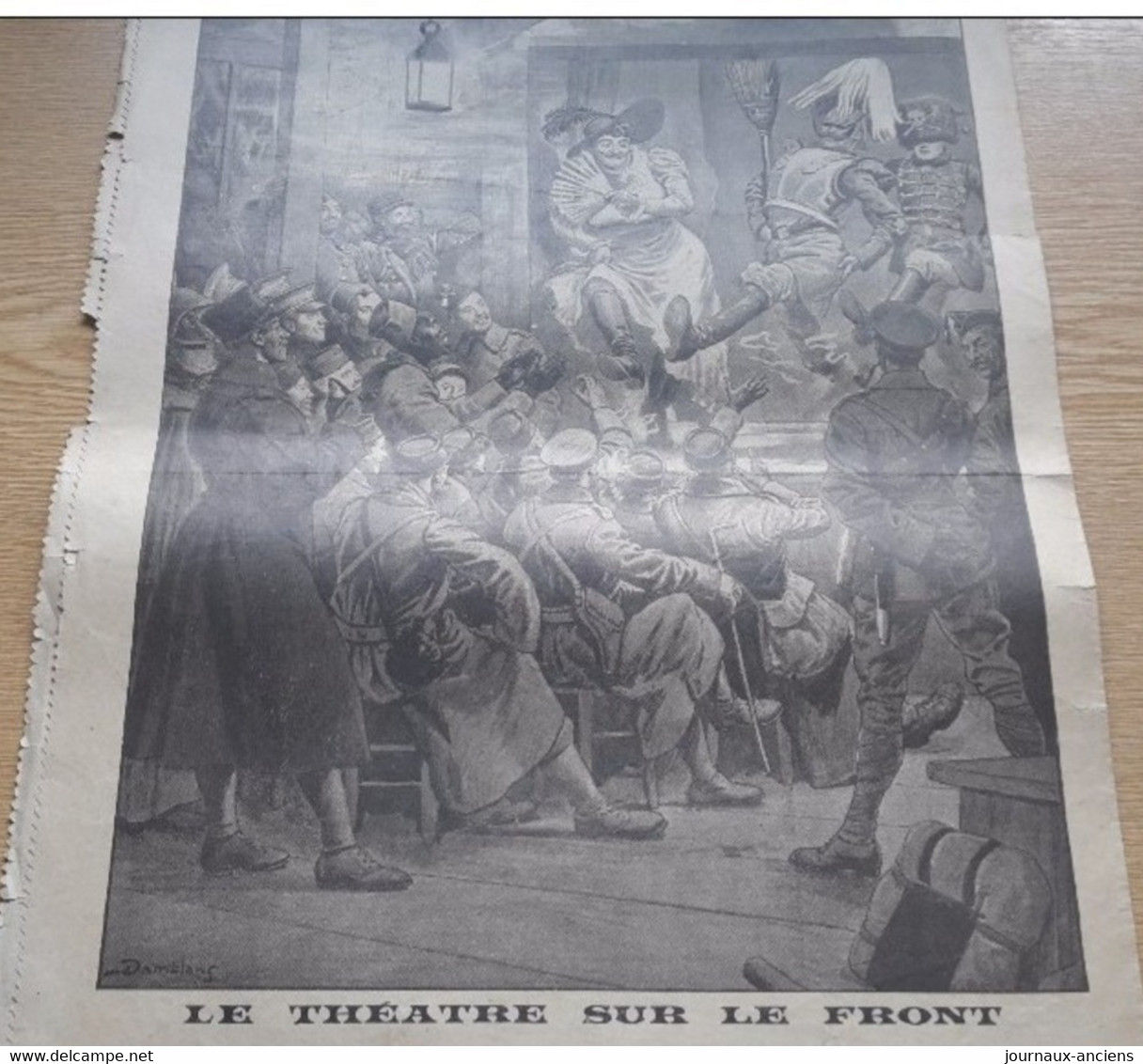 1915 THÉÂTRE SUR LE FRONT  - PRISONNIERS GRECS FOUETTÉS PAR LES ALLEMANDS - LE PETIT JOURNAL - Algemene Informatie