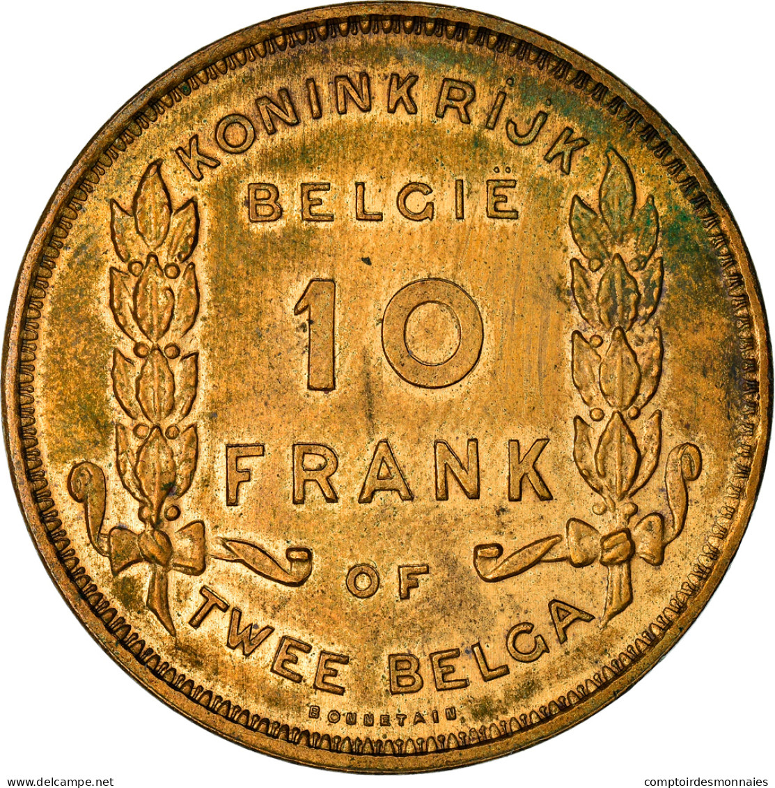 Monnaie, Belgique, 10 Francs-10 Frank, Deux / Twee Belgas, 1930, Bruxelles - Probe- Und Nachprägungen