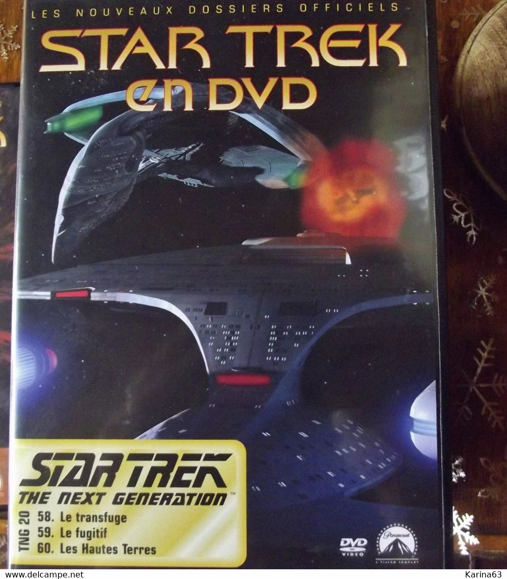 CLASSIC - STAR TREK - THE NEXT GENERATION 3 épisodes - Version Français & Original - PAL 2  : 58 - 59 - 60 - Colecciones & Series