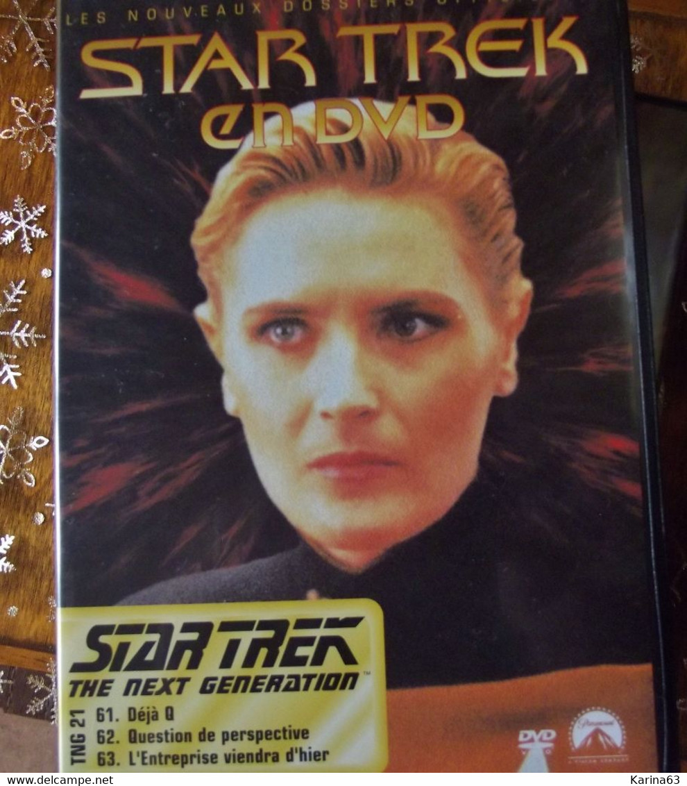 CLASSIC - STAR TREK - THE NEXT GENERATION 3 épisodes - Version Français & Original - PAL 2  : 61 - 62 - 63 - Colecciones & Series