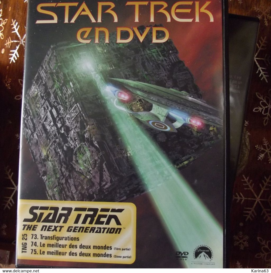 CLASSIC - STAR TREK - THE NEXT GENERATION 3 épisodes - Version Français & Original - PAL 2  : 73 - 74 - 75 - Colecciones & Series