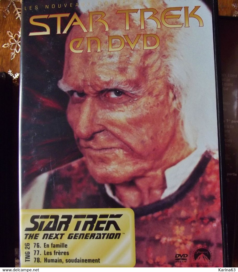 CLASSIC - STAR TREK - THE NEXT GENERATION 3 épisodes - Version Français & Original - PAL 2  : 76 - 77 - 78 - Collections & Sets