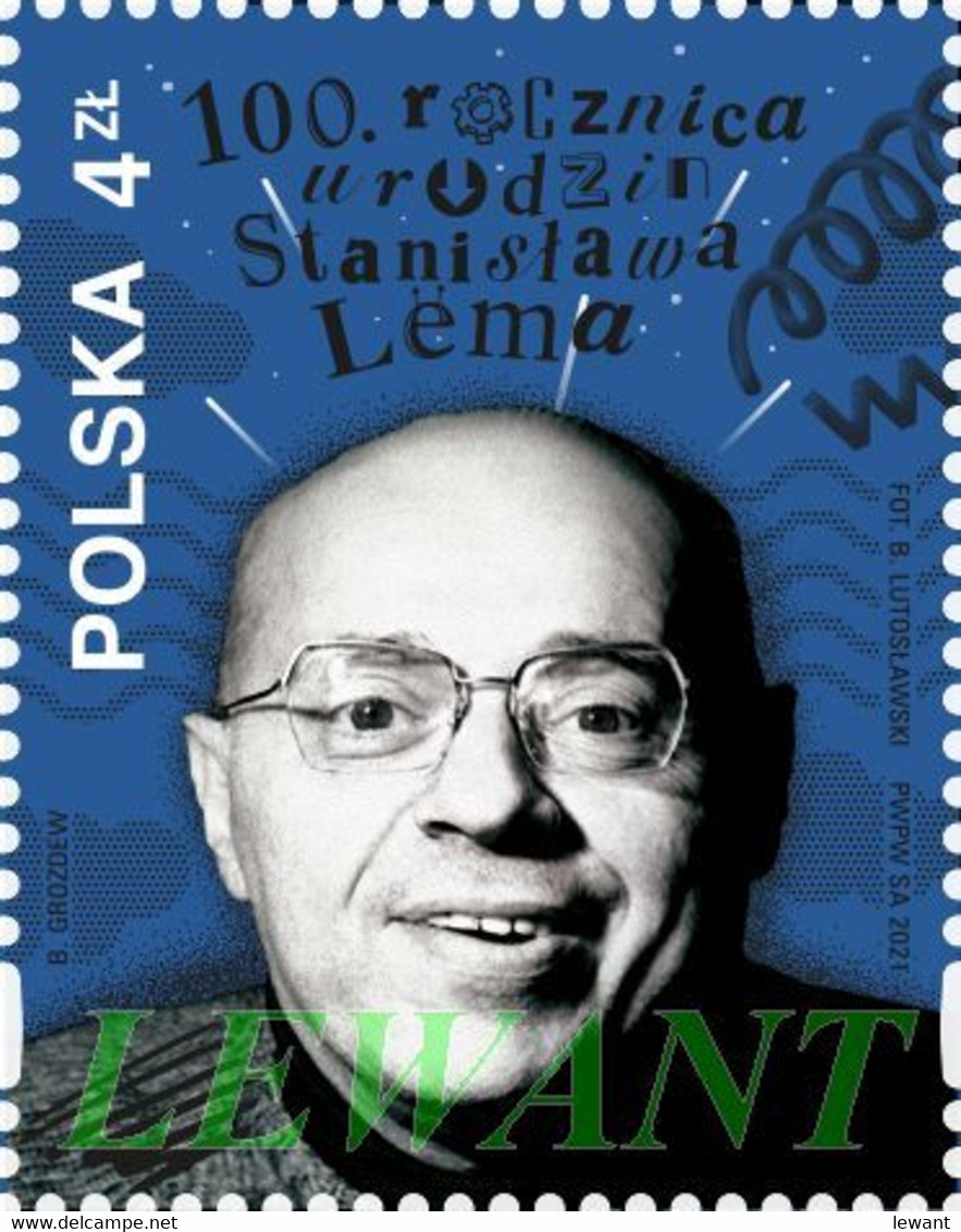 2021.09.12. 100th Anniversary Of The Birth Of Stanisław Lem (b) - MNH - Nuevos