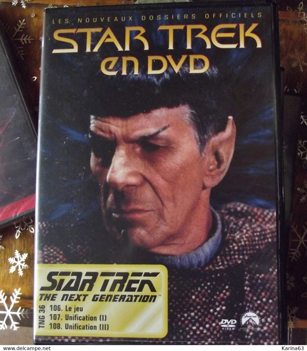 CLASSIC - STAR TREK - THE NEXT GENERATION 3 épisodes - Version Français & Original - PAL 2  : 106 - 107 - 108 - Colecciones & Series