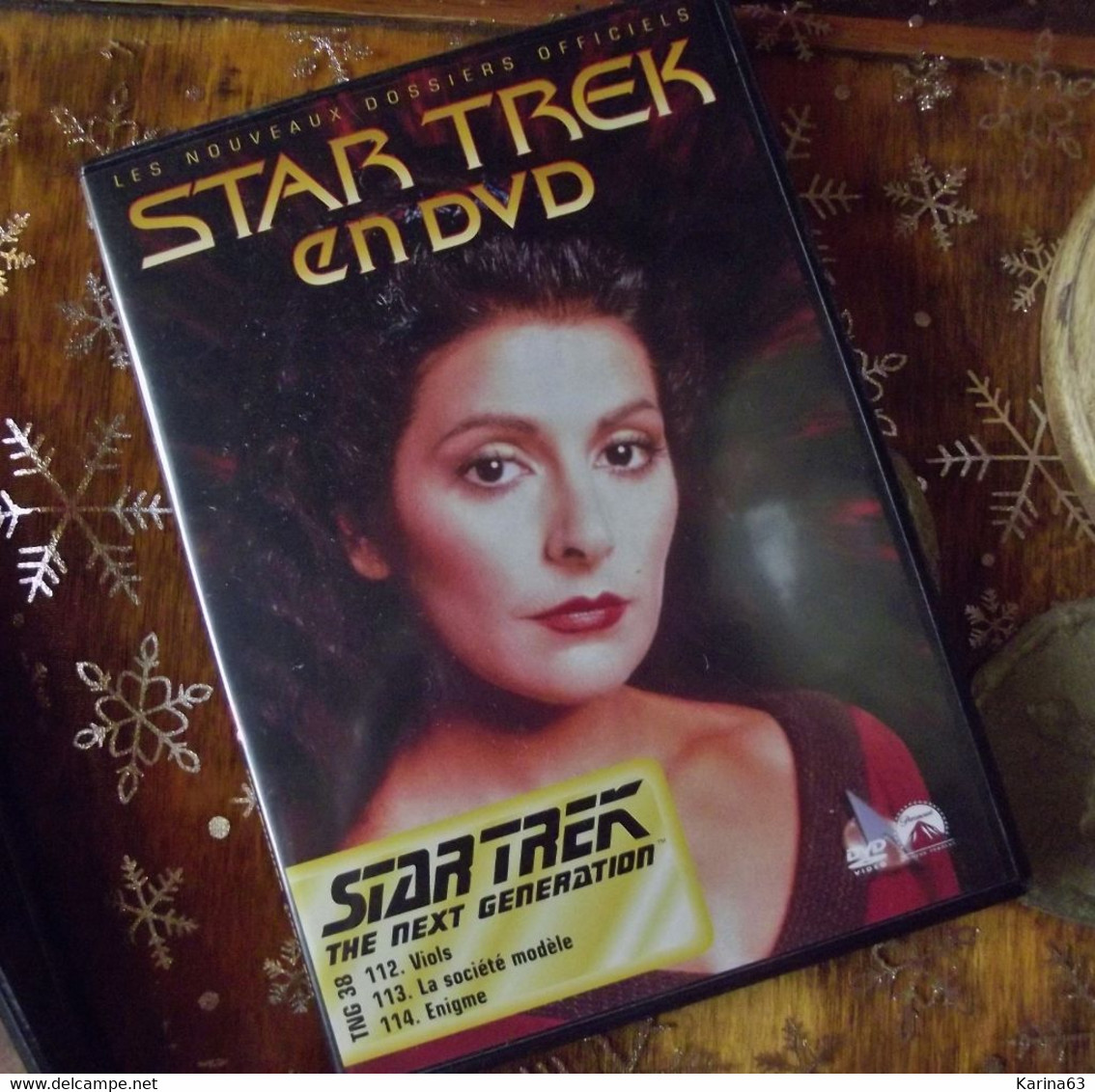 CLASSIC - STAR TREK - THE NEXT GENERATION 3 épisodes - Version Français & Original - PAL 2  : 112 - 113 - 114 - Konvolute