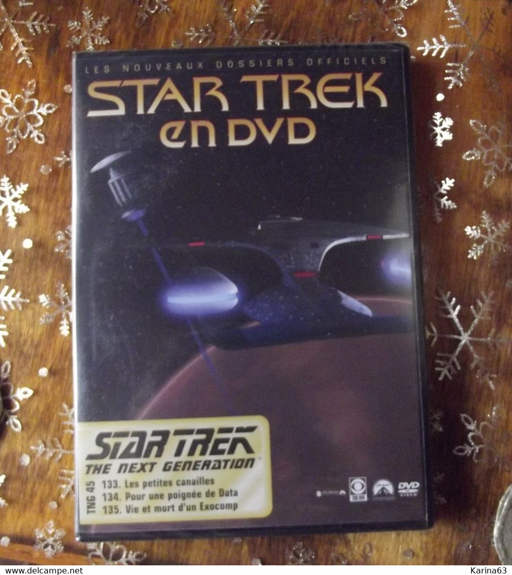 CLASSIC - STAR TREK - THE NEXT GENERATION 3 épisodes - Version Français & Original - PAL 2  : 133 - 134 - 135 - Colecciones & Series