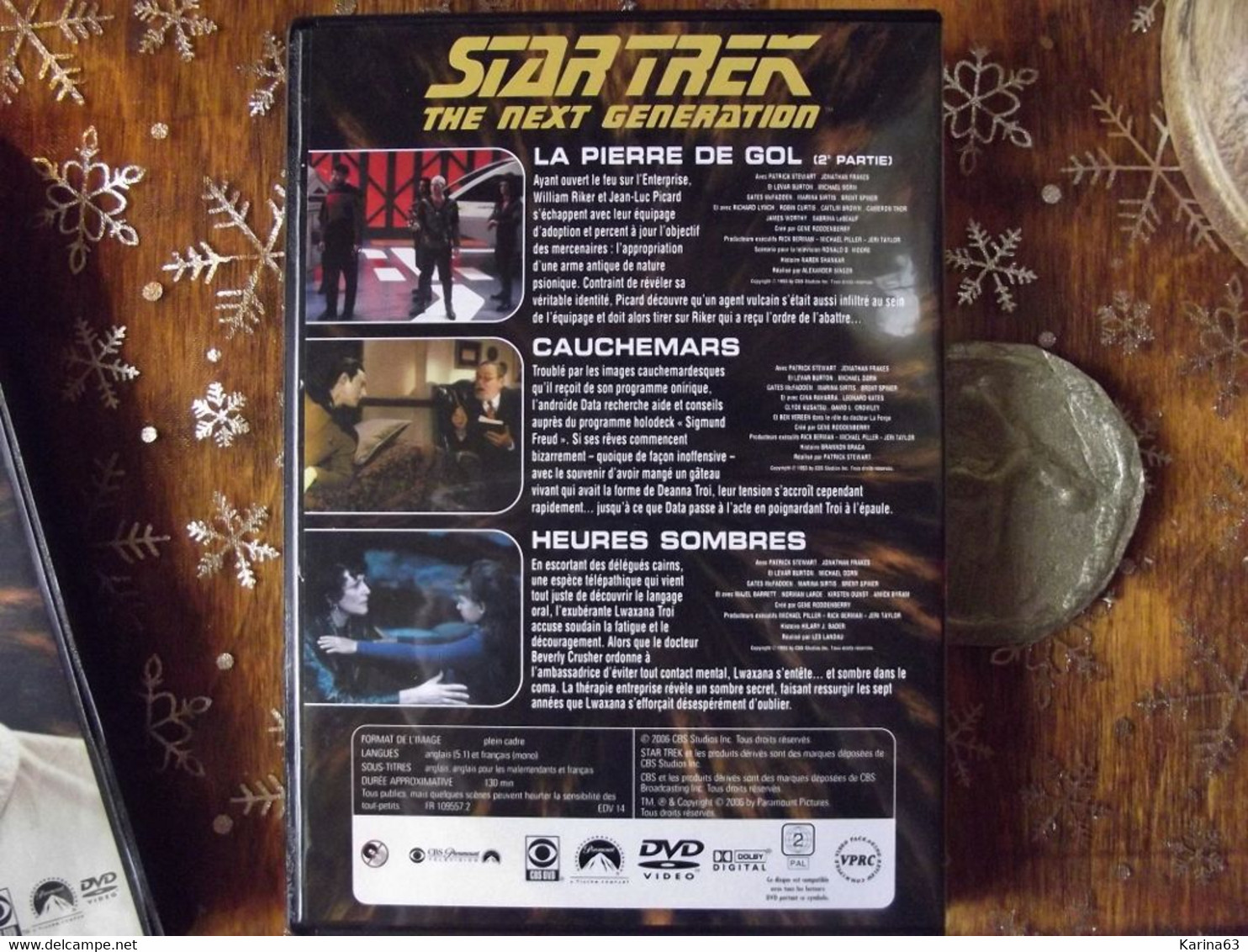 CLASSIC - STAR TREK - THE NEXT GENERATION 3 épisodes - Version Français & Original - PAL 2  : 157 - 158 - 159 - Collections & Sets