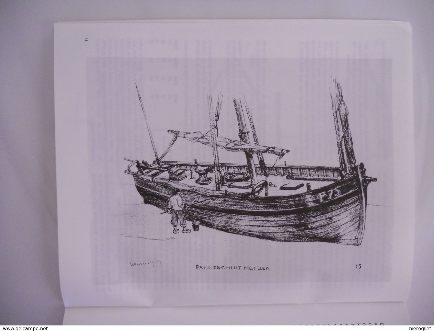 Geschiedenis v DE PANNE : TOUWTREKKEN ROND DE SCHUILHAVEN 1906 1914 door J Bauwens vissers boten / WESTHOEK