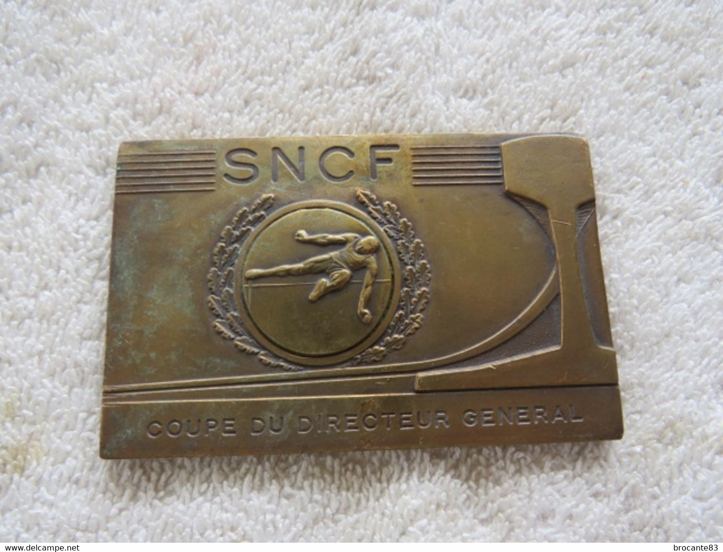 PLAQUE SAUT EN HAUTEUR COUPE DU DIRECTEUR GENERAL SNCF 1965 - Athlétisme