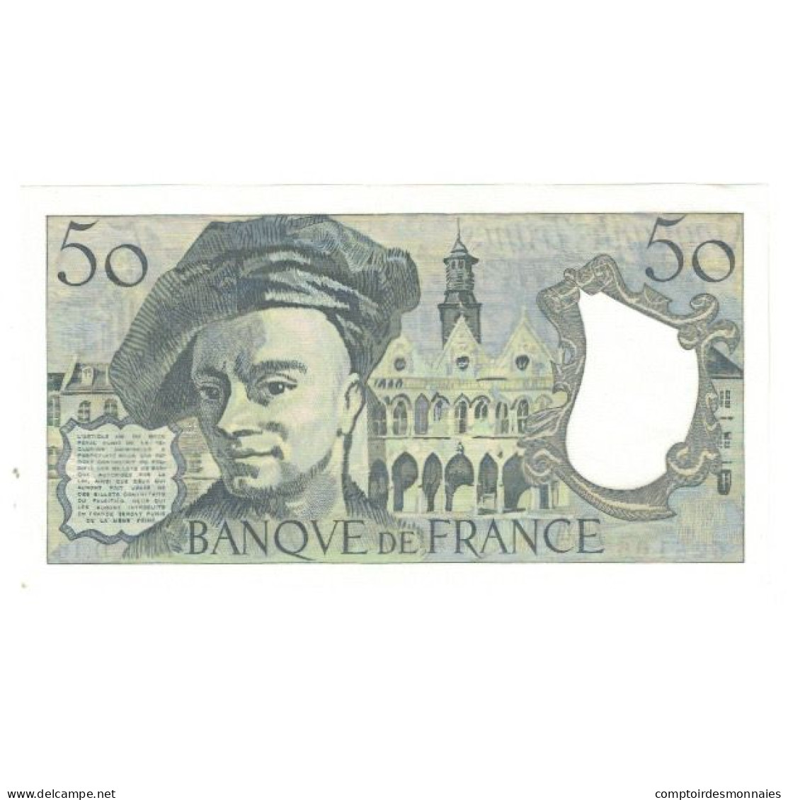 France, 50 Francs, Quentin De La Tour, 1979, STROHL TRONCHE DENTAUD, SPL - 50 F 1976-1992 ''quentin De La Tour''