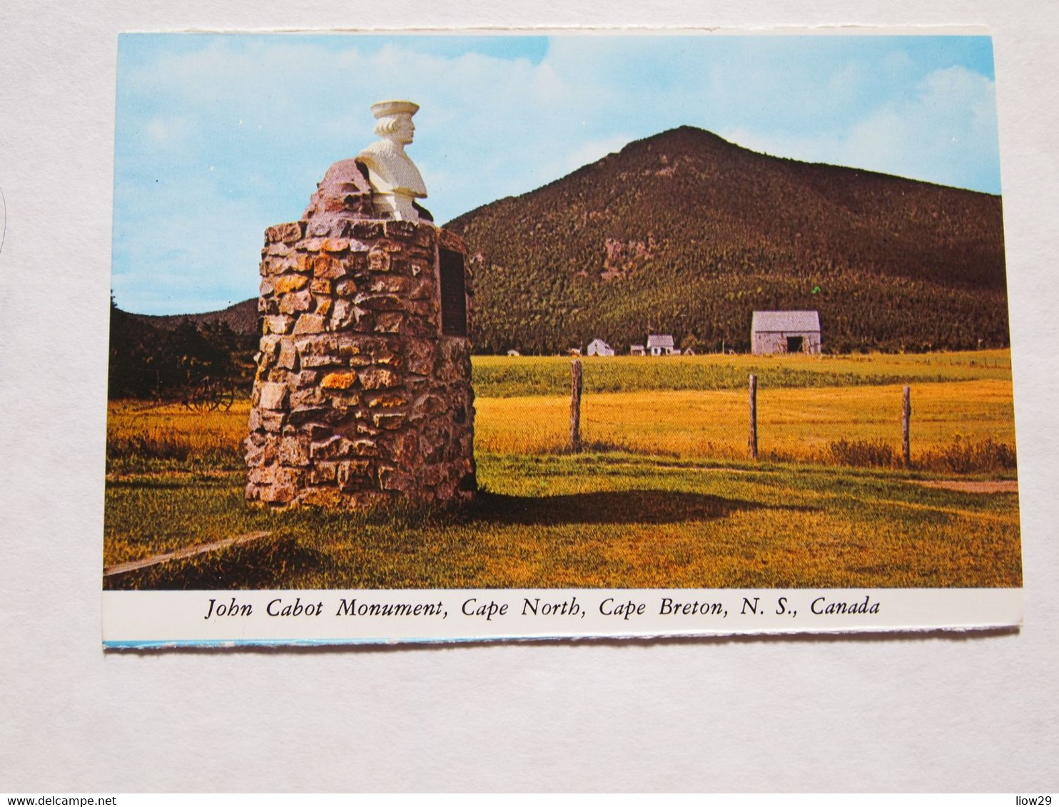 CPA Canada Nova Scotia Cape Breton Cape North John Cabot Monument - Cape Breton