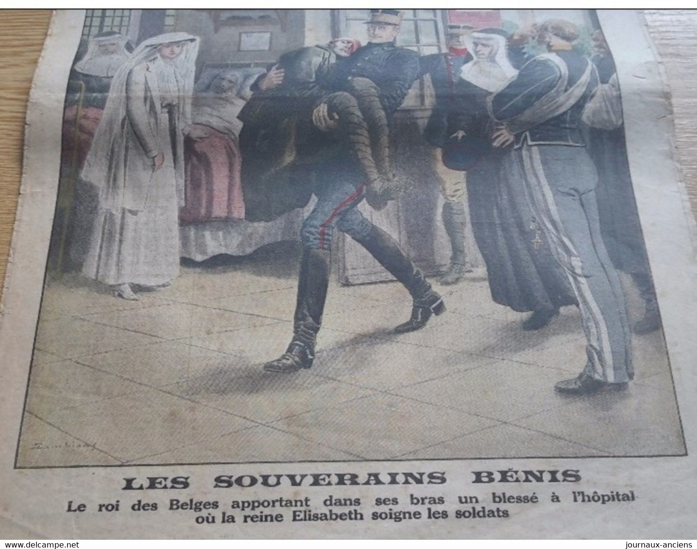 1915 LE ROI DES BELGES HOPITAL - LES INSTANTANES DE LA GUERRE - IMPÉRATRICE D'ALLEMAGNE  - LE PETIT JOURNAL - Algemene Informatie