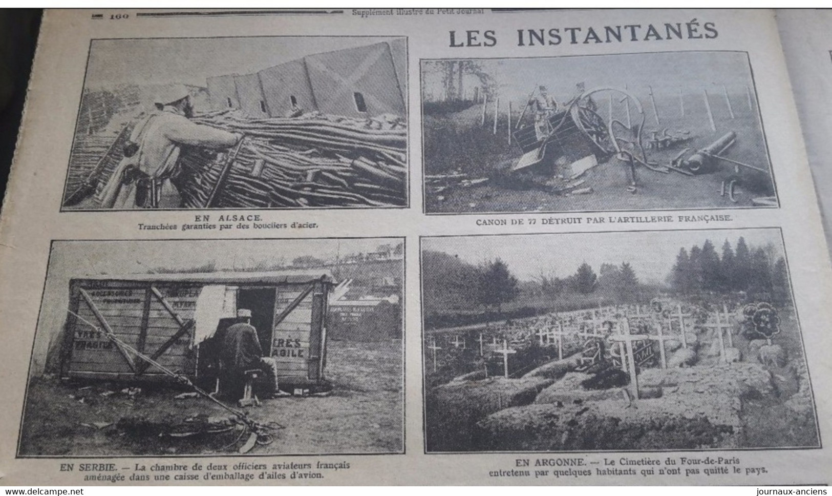1915 LE ROI DES BELGES HOPITAL - LES INSTANTANES DE LA GUERRE - IMPÉRATRICE D'ALLEMAGNE  - LE PETIT JOURNAL - Informations Générales