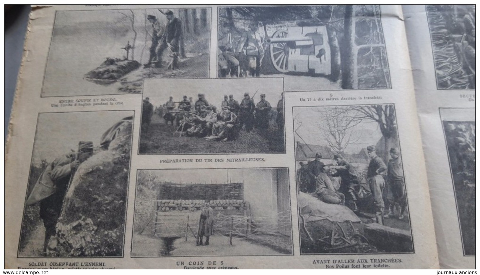 1915 LE ROI DES BELGES HOPITAL - LES INSTANTANES DE LA GUERRE - IMPÉRATRICE D'ALLEMAGNE  - LE PETIT JOURNAL - General Issues