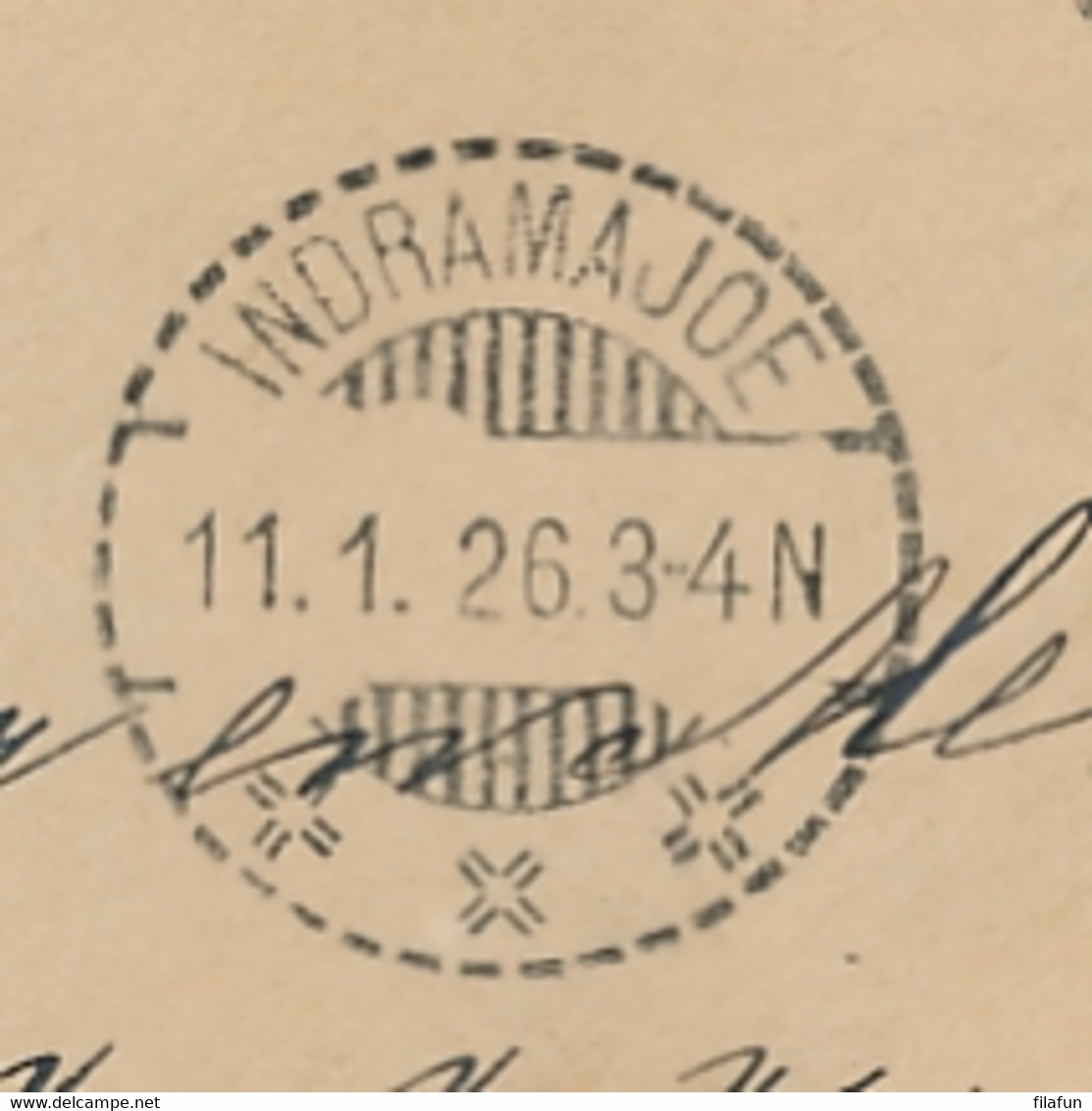 Nederlands Indië - 1926 - 5 Zegels Op Cover Per Mail Van LB Indramajoe Naar Roermond / Nederland - Indie Olandesi