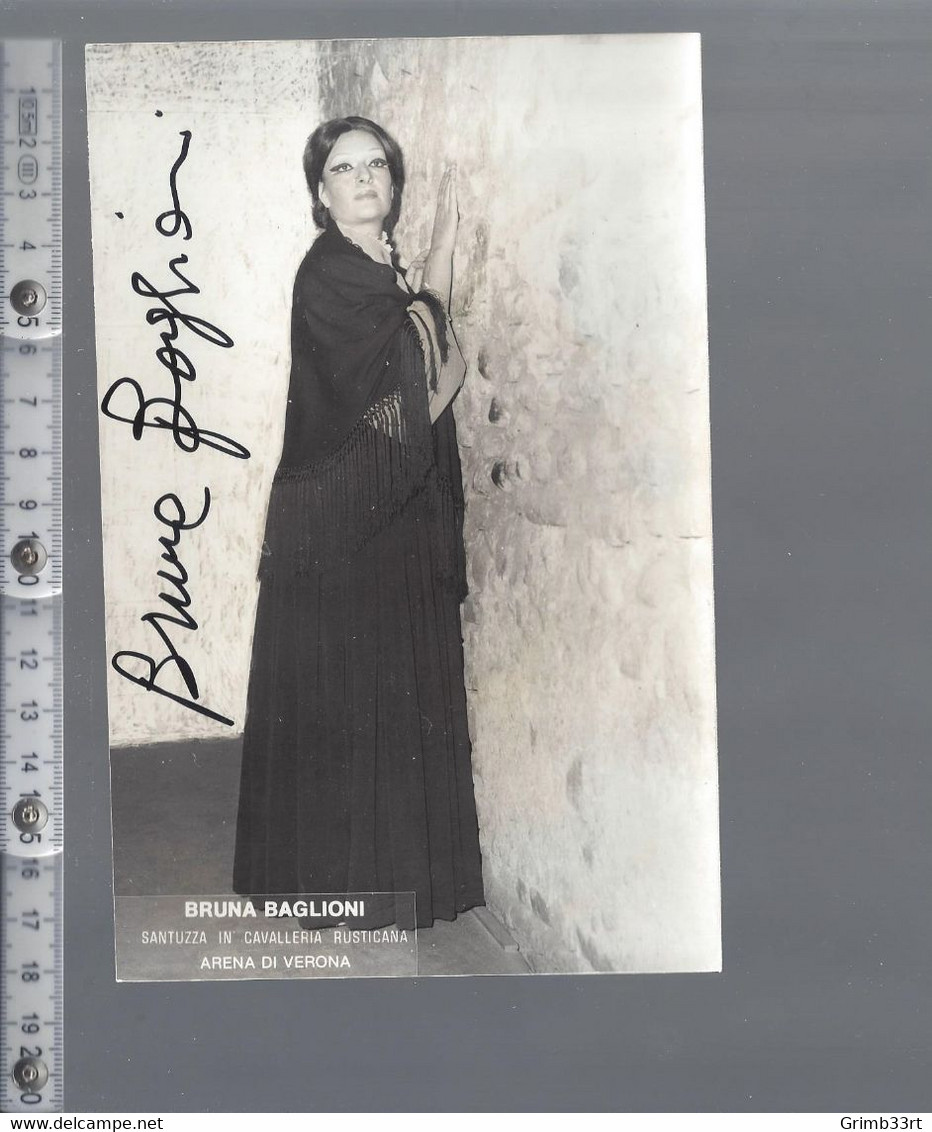 Opera - Bruna Baglioni - GESIGNEERD / AUTOGRAPHE - Autres & Non Classés