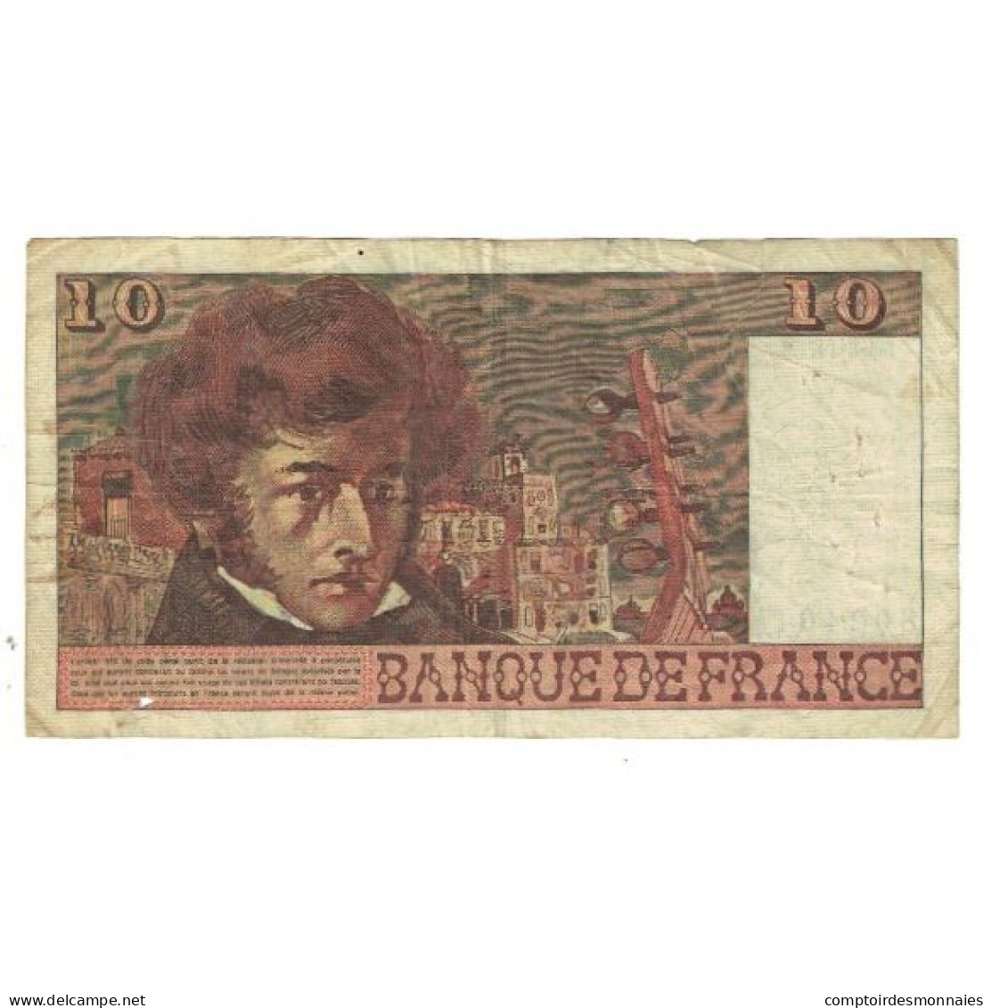 France, 10 Francs, Berlioz, 1977, P. A.Strohl-G.Bouchet-J.J.Tronche, 1977-03-03 - 10 F 1972-1978 ''Berlioz''