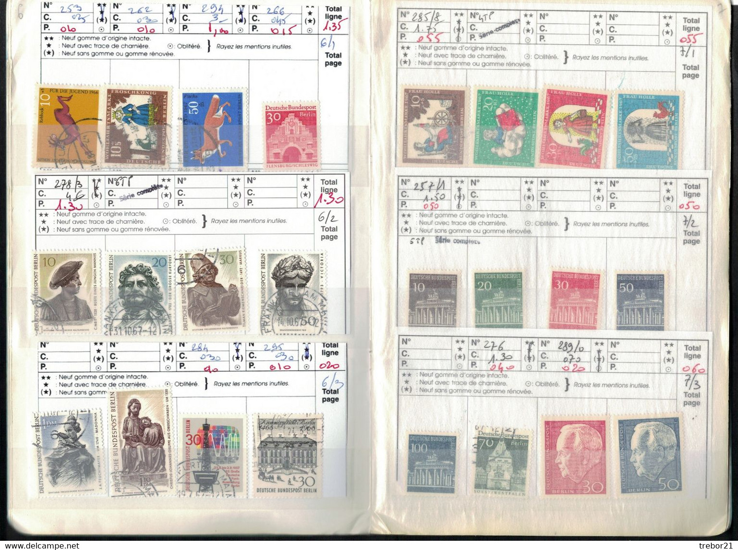 ALLEMAGNE - BERLIN. Cote Yvert De  2001 = 436 €uros - Collections (en Albums)