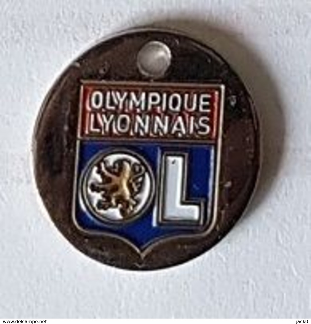 Jeton De Caddie  Ville, Sport  Club  Foot-ball  O.L, OLYMPIQUE  LYONNAIS     ( 69 ) - Moneda Carro