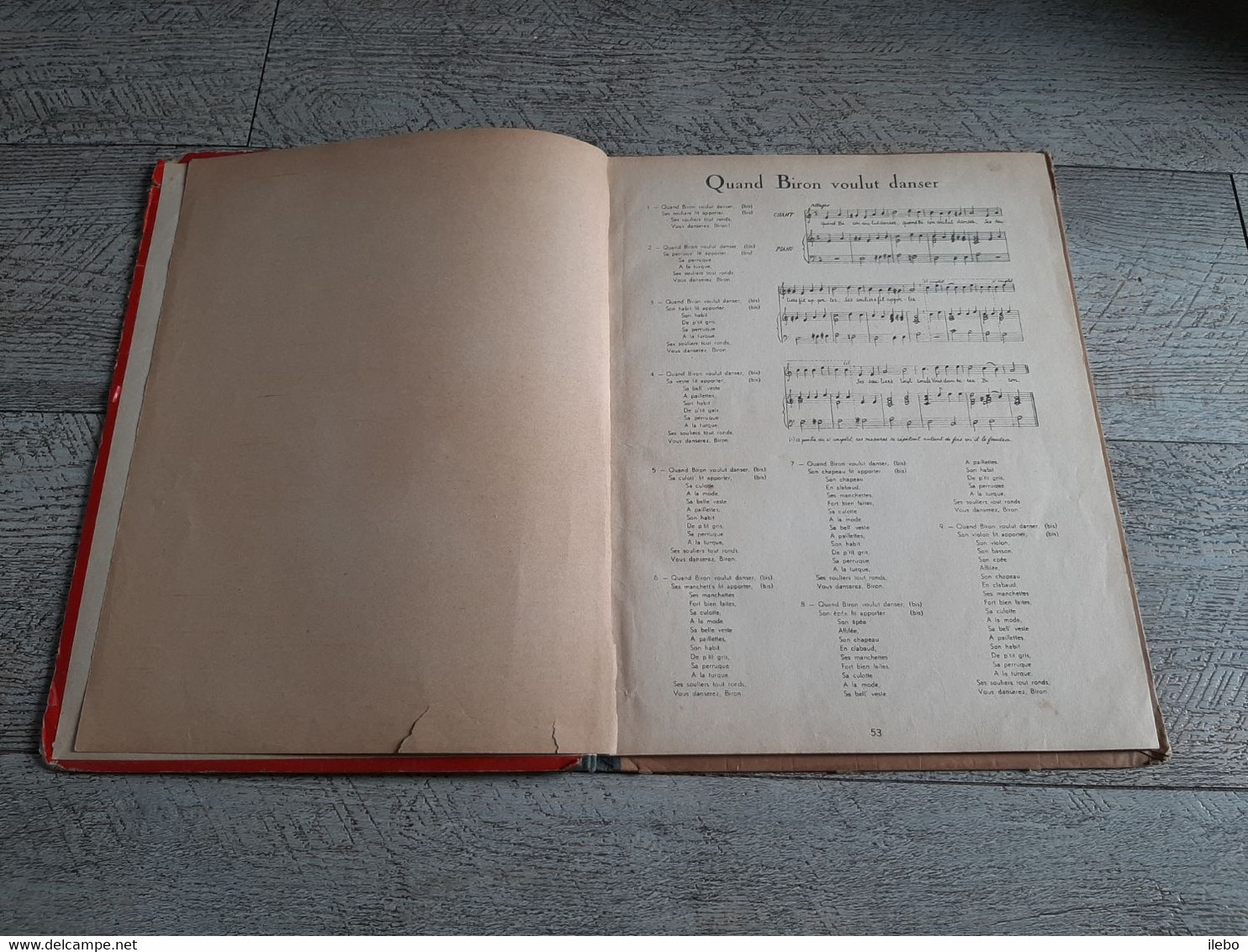 Chansons Enfantines Du Bon Vieux Temps Dessins De Le Rallic 1936 Partitions Musique Enfantina - Musik