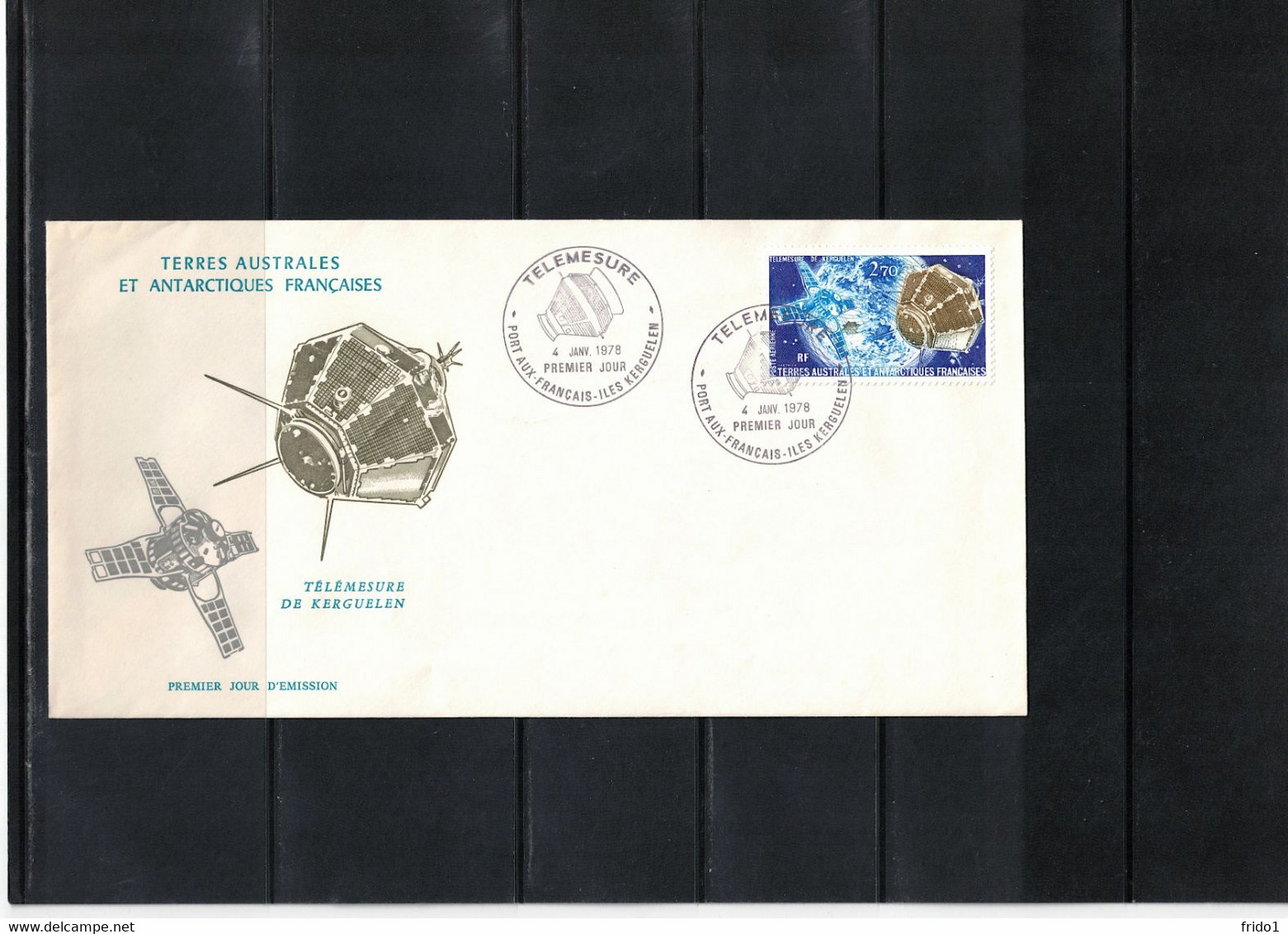 TAAF 1978 Space / Raumfahrt  Measurement Of Kerguelen From Space FDC - Océanie