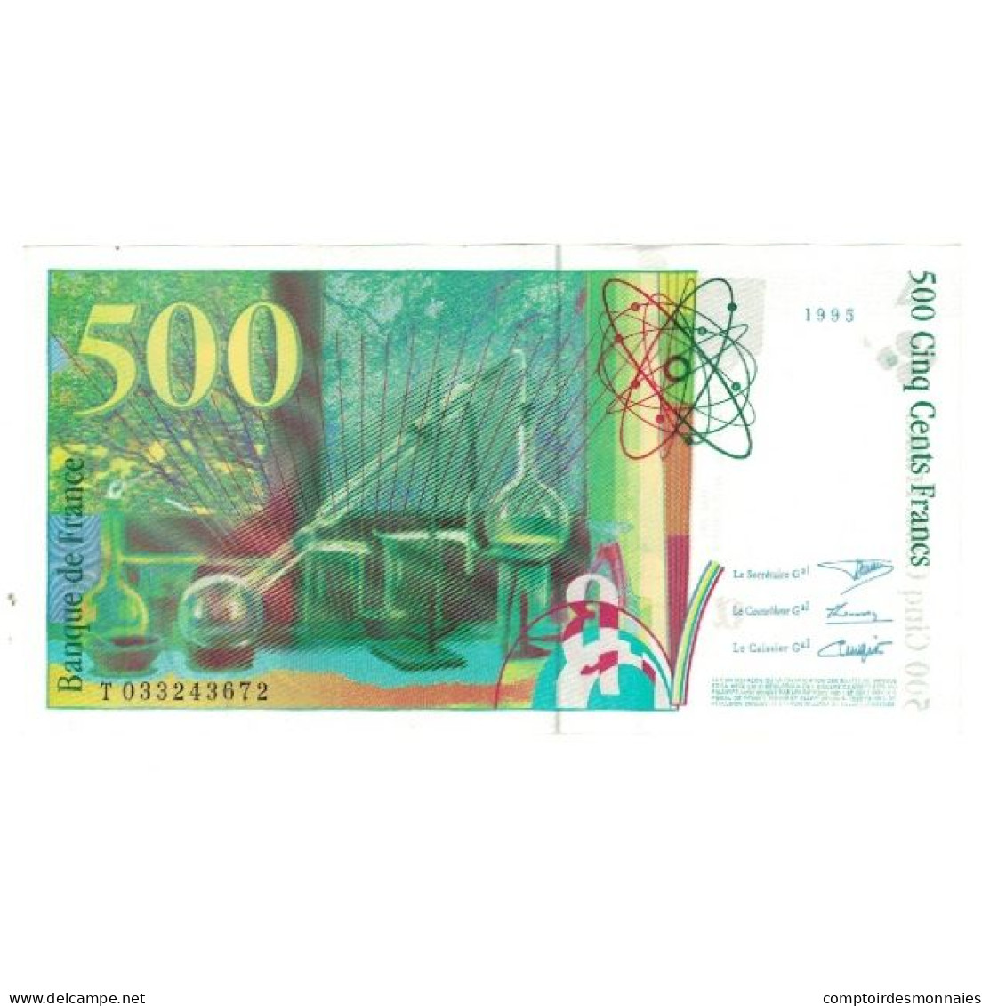 France, 500 Francs, Pierre Et Marie Curie, 1995, BRUNEEL, BONARDIN, VIGIER, SPL - 500 F 1994-2000 ''Pierre En Marie Curie''