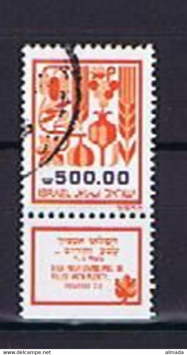 Israel 1984: Mi.-Nr. 981x (1) No Phosphor, Used With TAB, Gestempelt - Used Stamps (with Tabs)