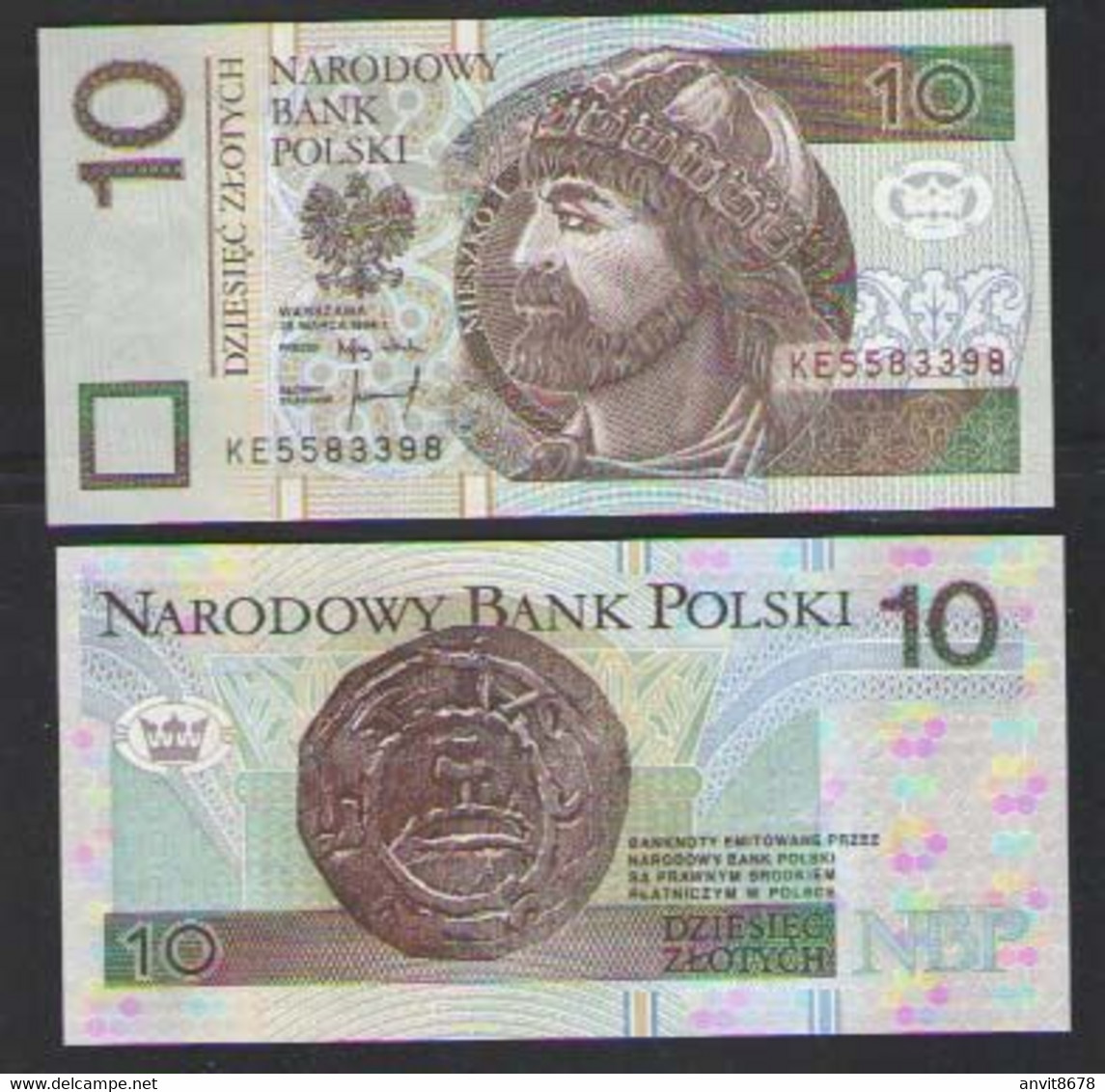 POLAND  10 ZL  1994 UNC - Polen