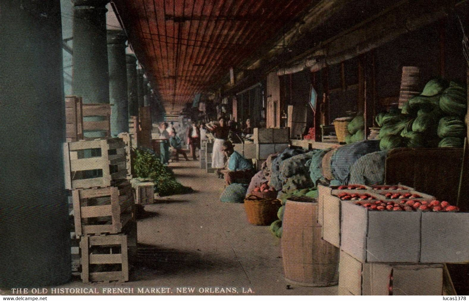 NEW ORLEANS / THE OLD HISTORICAL MARKET / RARE - New Orleans