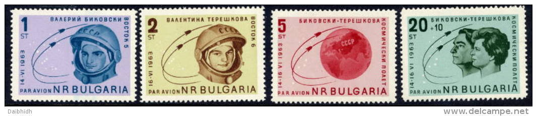BULGARIA 1963 Vostok 5 And 6 Team Flights Set  MNH / **.  Michel 1394-97 - Ungebraucht