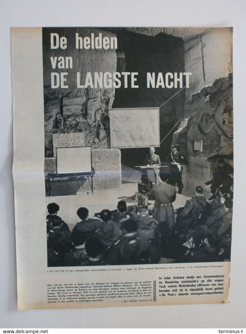 Valkenburg: De Langste Nacht (Tijdschriftartikel 1962) - Documenti Storici