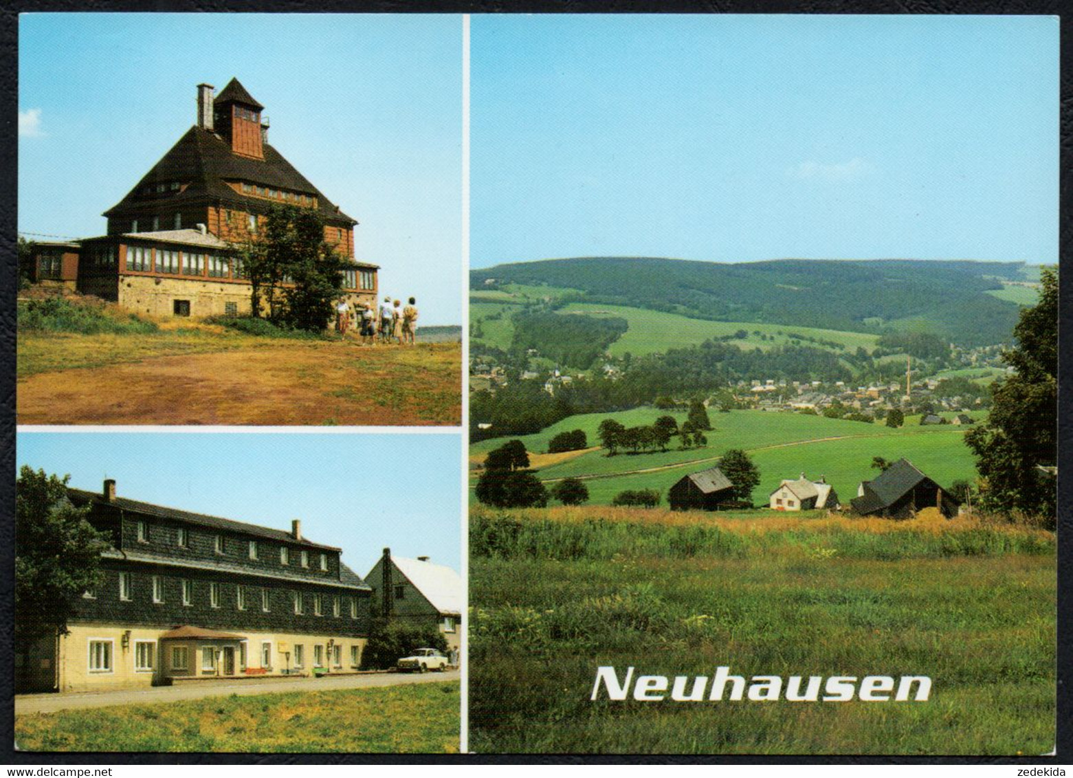 F3915 - TOP Neuhausen Schwartenbergbaude Betriebsferienheim Kammbaude - Bild Und Heimat Reichenbach Qualitätskarte - Neuhausen (Erzgeb.)