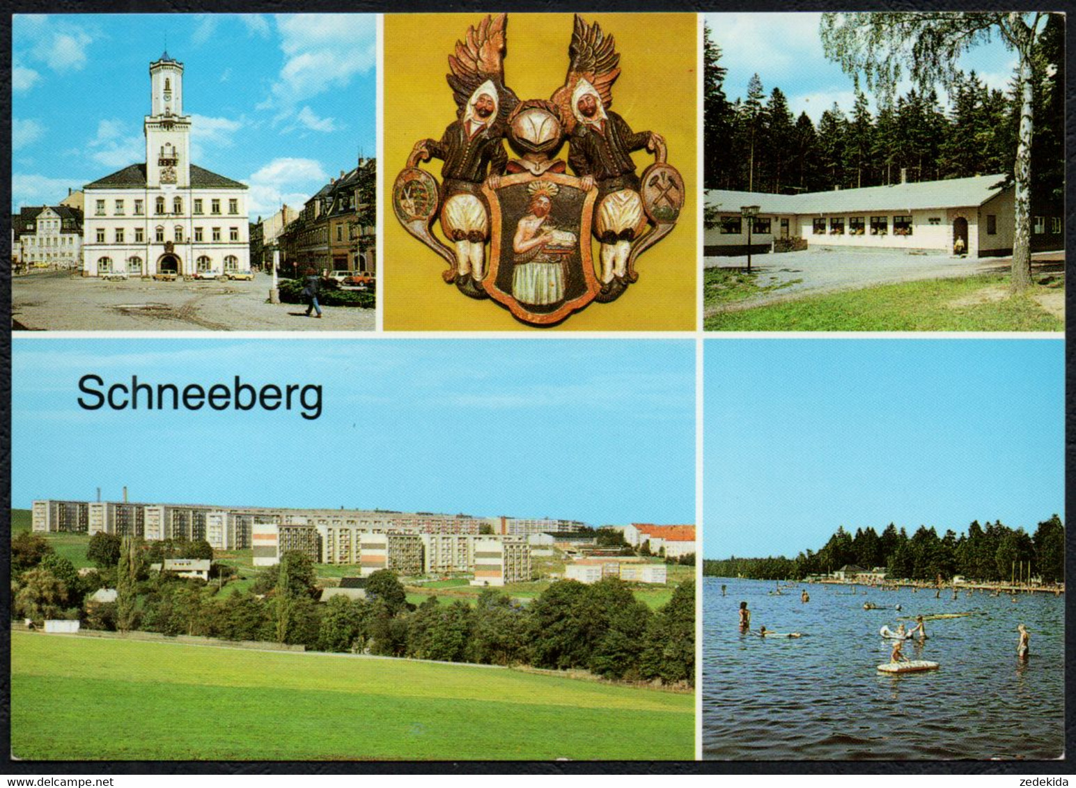 F3934 - TOP Schneeberg Neubauten Neubaugebiet Keilberg - Bild Und Heimat Reichenbach Qualitätskarte - Schneeberg