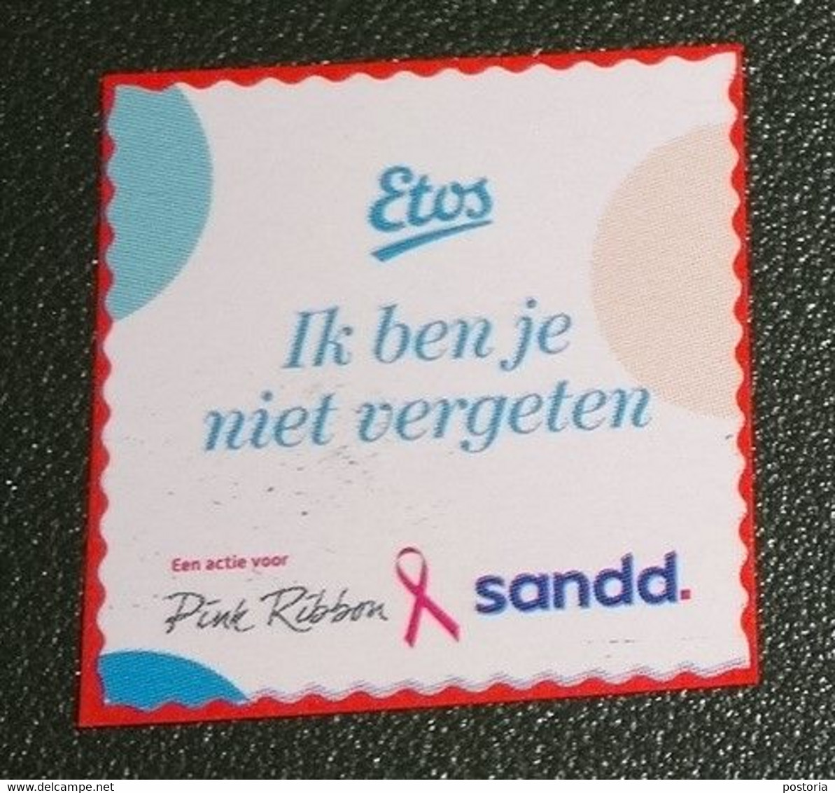 Nederland - Sandd - Gebruikt Onafgeweekt - Cancelled On Paper - Etos - Ik Ben Je Niet Vergeten - Ribbon - Gebraucht