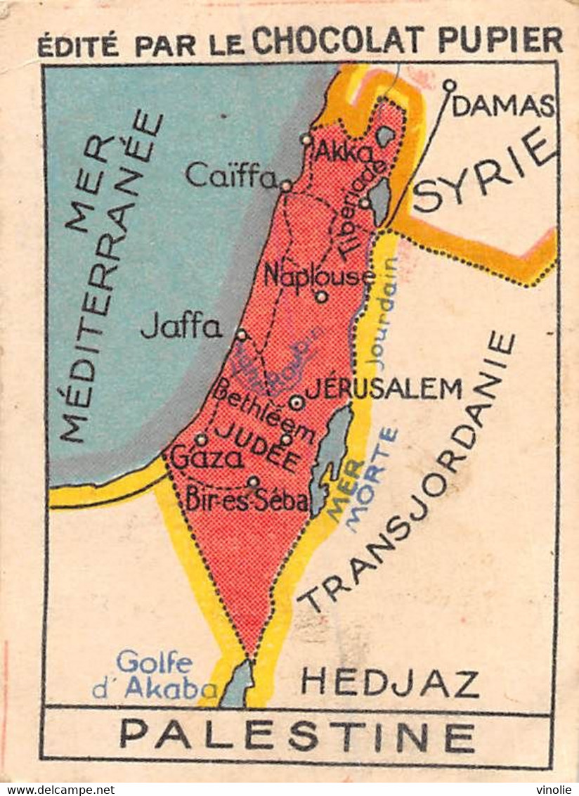 PIE-FO-21-2699 :  PALESTINE. EDITION DU CHOCOLAT PUPIER. - Palestina