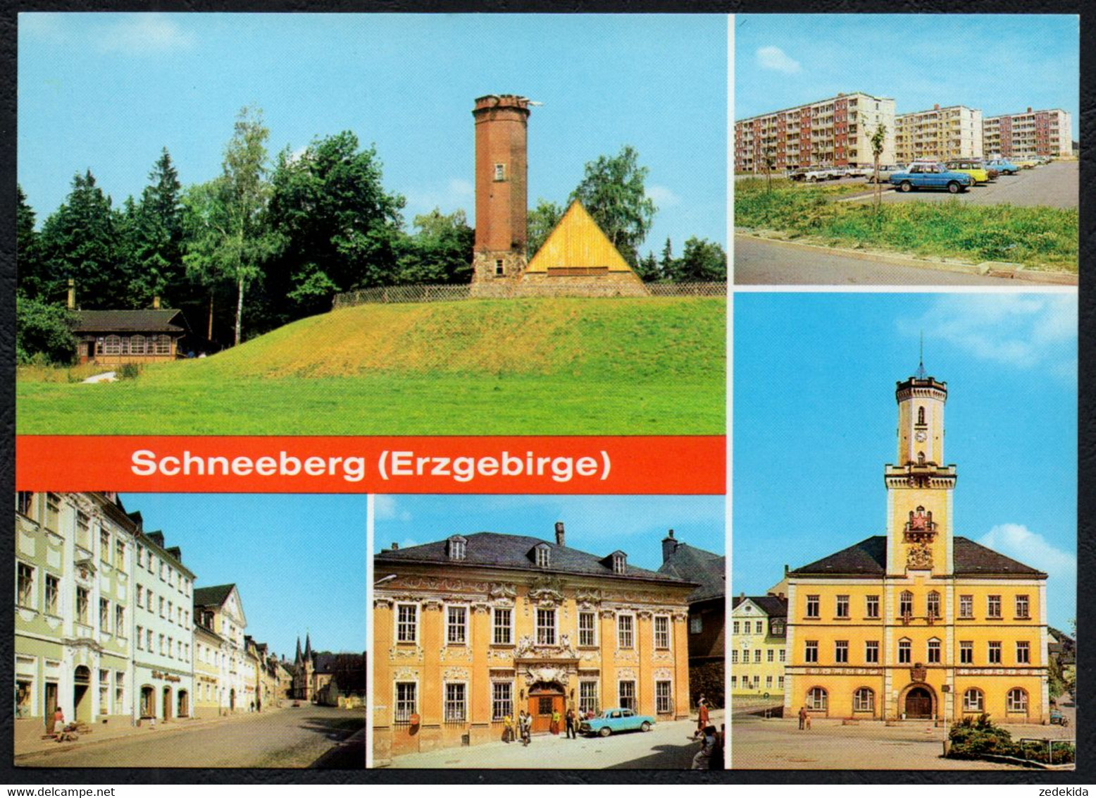 F3953 - TOP Schneeberg - Bild Und Heimat Reichenbach Qualitätskarte - Schneeberg