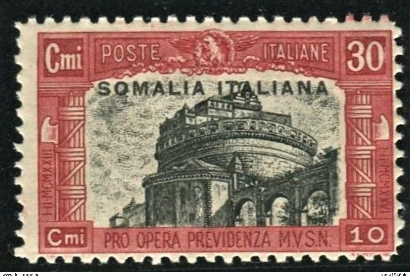 SOMALIA 1929 MILIZIA II 30 C. + 10 C. ** MNH - Somalia